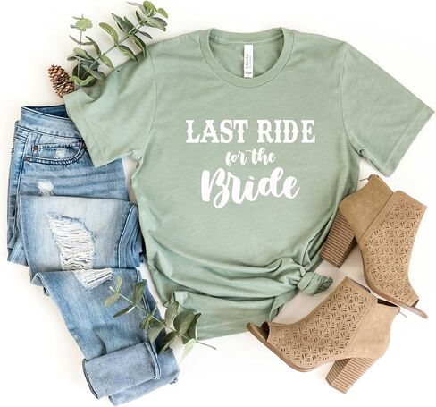 Last Ride for The Bride Shirt. Cowgirl Bachelorette Party Shirts. Unisex T-Shirts for Bridesmaids. Western Bridesmaid Shirts. in Kuwait