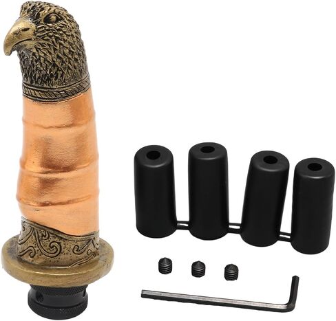 Hawk Head Gear Shift Knobs Resin Car Transmission Shifter Lever Head for Most Manual Automatic Vehicles (Bronze) in Saudi Arabia