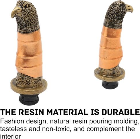 Hawk Head Gear Shift Knobs Resin Car Transmission Shifter Lever Head for Most Manual Automatic Vehicles (Bronze) in Saudi Arabia