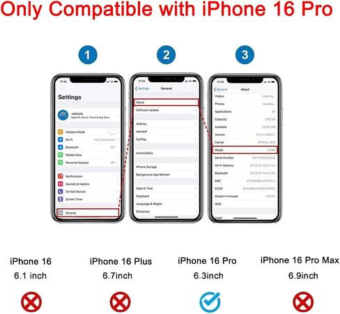Back Rear Camera Lens Glass Replacement Compatible with iPhone 16 Pro Max 6.9 inches with pre-Installed Adhesive and Reparing Toolkit in Saudi Arabia