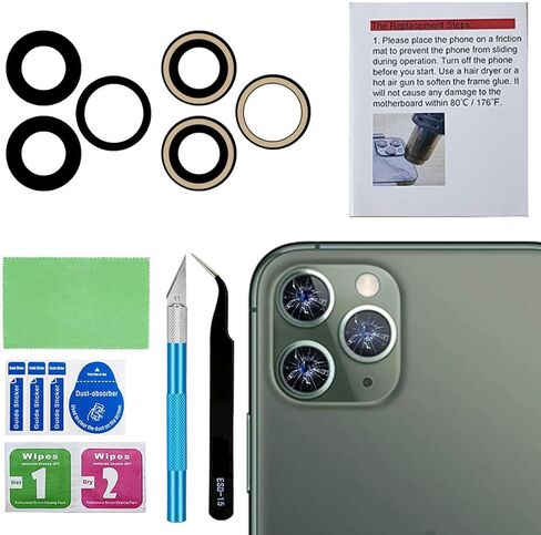 Back Rear Camera Lens Glass Replacement Compatible with iPhone 16 Pro Max 6.9 inches with pre-Installed Adhesive and Reparing Toolkit in Saudi Arabia