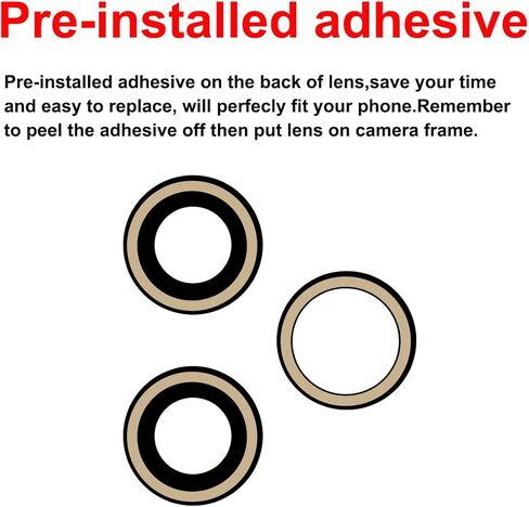 Back Rear Camera Lens Glass Replacement Compatible with iPhone 16 Pro Max 6.9 inches with pre-Installed Adhesive and Reparing Toolkit in Saudi Arabia