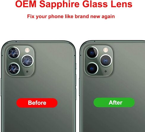 Back Rear Camera Lens Glass Replacement Compatible with iPhone 16 Pro Max 6.9 inches with pre-Installed Adhesive and Reparing Toolkit in Saudi Arabia