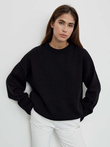 Women's Cute Crewneck Extra Soft Sweater Pullover Tops Sweaters in Saudi Arabia