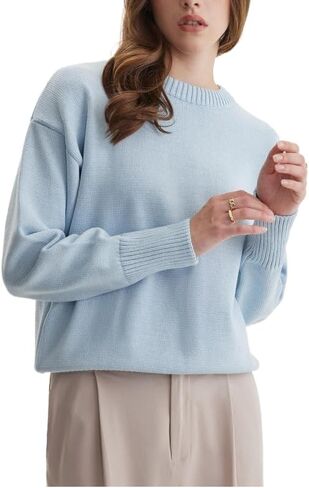 Women's Cute Crewneck Extra Soft Sweater Pullover Tops Sweaters in Saudi Arabia