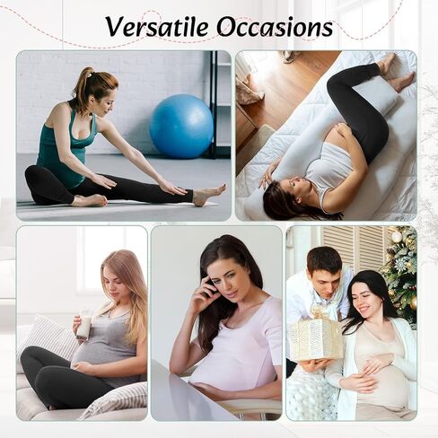 Geyoga 3 Pack Womens Maternity Pants Over The Belly Stretchy Pregnancy Sweatpants Comfy Pregnancy Joggers with Pockets(Black, Dark Grey, Wine Red,X-Large) in Saudi Arabia