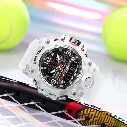 findtime Mens Tactical Watches for Men Military Watch Reloj Militar Para Hombre Sports Outdoor Waterproof Digial Analog Alarm Stopwatch Big Face Wristwatch in Kuwait
