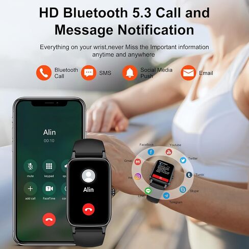 Smart Watch, Smartwatches for Men Women, Fitness Activity Tracker with Heart Rate in Saudi Arabia