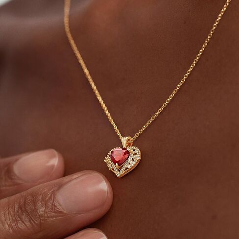 طقم قلائد طبقات ذهبية للنساء | قلادة كوبية مصنوعة يدويًا مطلية بالذهب عيار 14 قيراط من كابل فيجارو على شكل مشبك ورق على شكل قمر صناعي | تشيكوسلوفاكيا القلب الفراشة ساحة الصليب قلادة قلادة مجموعات المجوهرات هدية in Kuwait