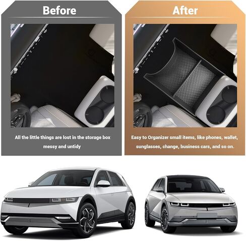 YEE PIN for 2024 2025 Hyundai Ioniq 5 Center Console Organizer for 2024 Hyundai Ioniq 5 Accessories 2022 2023 2024 2025 Hyundai Ioniq 5 Floor Organizer Ioniq 5 Organizer Ioniq 5 Tray Console Organizer in Kuwait