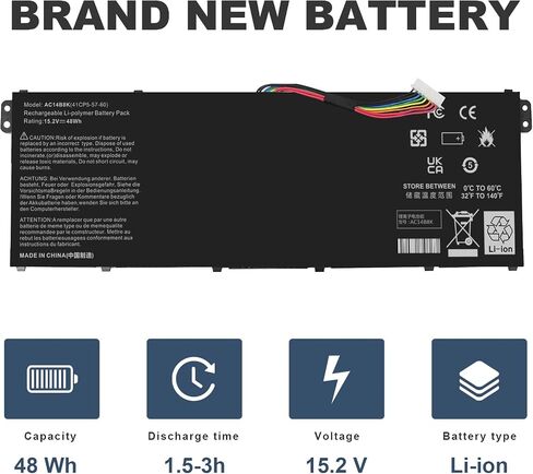 Fancy Buying 776622-001 Laptop Battery for HP Spare 728460-001 752237-001 15-f233WM 15-1272WM 15-F272WM LA04 LA04DF HSTNN-DB5M HSTNN-YB5M F3B96AA HSTNN-UB5M in Saudi Arabia
