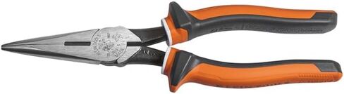 Klein Tools 2038EINS Long Nose Side Cutter Insulated Pliers with Slim Induction Hardened Cutting Knives for Long Life, 8-Inch in Kuwait