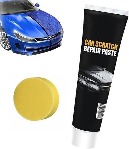 شمع إصلاح خدوش السيارة، معجون إصلاح خدوش السيارة، مزيل خدوش السيارة، معجون إصلاح خدوش طلاء السيارة، شمع تلميع معجون إصلاح خدوش السيارة المحسن (120 مل، إسفنجة) in Kuwait