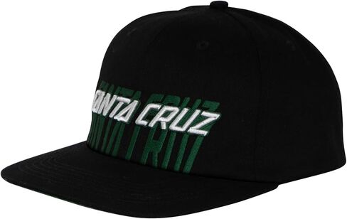 قبعة SANTA CRUZ بشريط ممتد غير منظم باللون الأسود/نظام التشغيل Forest OS للجنسين in Kuwait