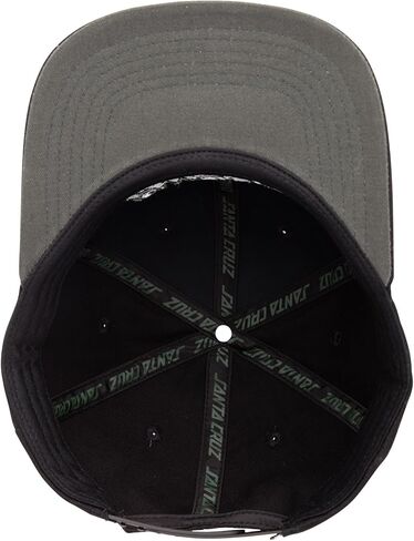 قبعة SANTA CRUZ بشريط ممتد غير منظم باللون الأسود/نظام التشغيل Forest OS للجنسين in Kuwait