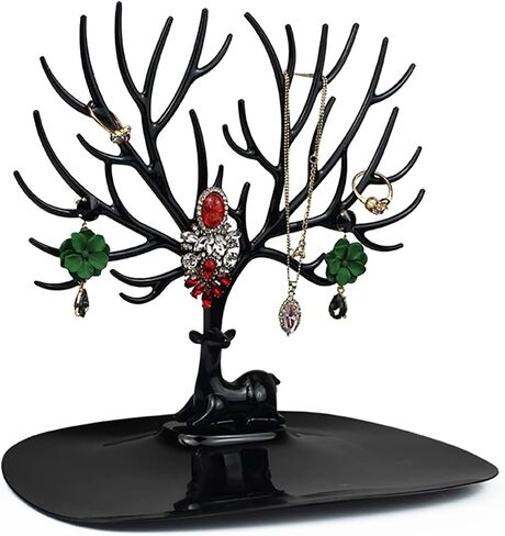Jewelry Tree Organizer,Jewelry Organizer Hanging,Necklace Organizer,Earring Tree,Earring Stand,Jewelry Stand Organizer,Jewelry Rack,Tree Rack Hanging Organizer for Ring Earrings Necklace Bracelet in Kuwait