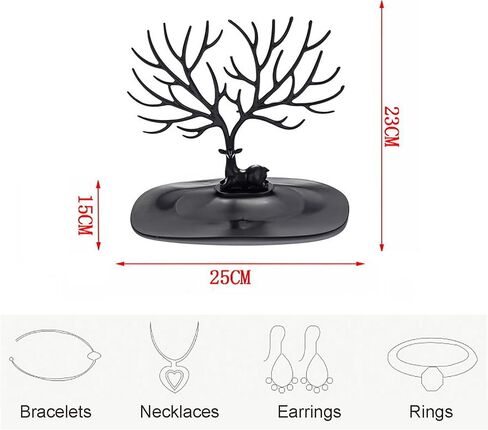 Jewelry Tree Organizer,Jewelry Organizer Hanging,Necklace Organizer,Earring Tree,Earring Stand,Jewelry Stand Organizer,Jewelry Rack,Tree Rack Hanging Organizer for Ring Earrings Necklace Bracelet in Kuwait