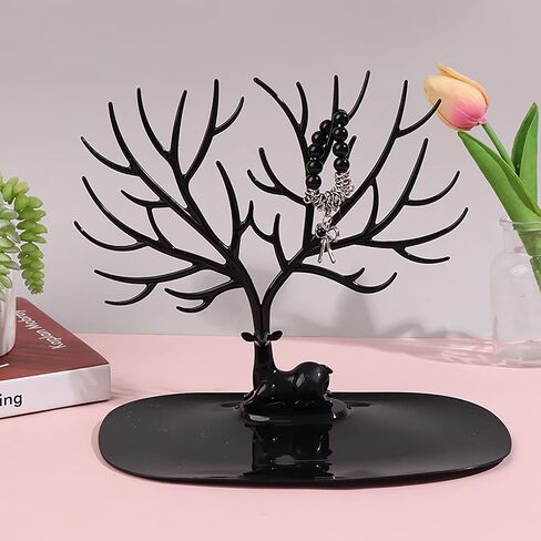 Jewelry Tree Organizer,Jewelry Organizer Hanging,Necklace Organizer,Earring Tree,Earring Stand,Jewelry Stand Organizer,Jewelry Rack,Tree Rack Hanging Organizer for Ring Earrings Necklace Bracelet in Kuwait
