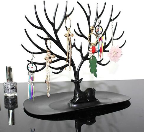 Jewelry Tree Organizer,Jewelry Organizer Hanging,Necklace Organizer,Earring Tree,Earring Stand,Jewelry Stand Organizer,Jewelry Rack,Tree Rack Hanging Organizer for Ring Earrings Necklace Bracelet in Kuwait