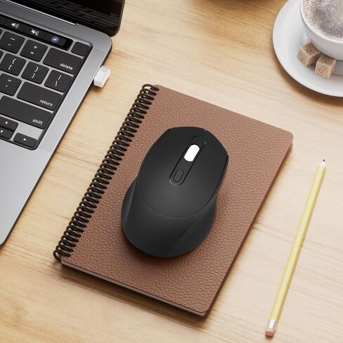 2 Pack Wireless Gradient Color Bluetooth Mouse,Dual Mode Rechargeable Silent Slim Laptop Mouse,Portable(BT5.2+USB Receiver) Computer Mice,for Laptop,Desktop,ipad Tablet,Phone,Mac (Gradient Purple) in Saudi Arabia