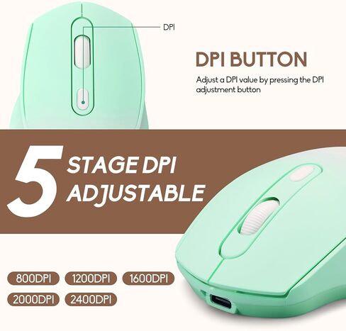 2 Pack Wireless Gradient Color Bluetooth Mouse,Dual Mode Rechargeable Silent Slim Laptop Mouse,Portable(BT5.2+USB Receiver) Computer Mice,for Laptop,Desktop,ipad Tablet,Phone,Mac (Gradient Purple) in Kuwait