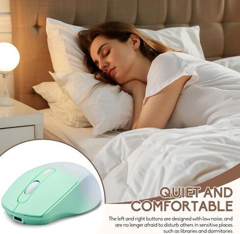 2 Pack Wireless Gradient Color Bluetooth Mouse,Dual Mode Rechargeable Silent Slim Laptop Mouse,Portable(BT5.2+USB Receiver) Computer Mice,for Laptop,Desktop,ipad Tablet,Phone,Mac (Gradient Purple) in Kuwait