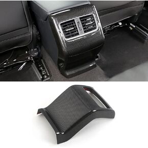 Car Accessories Fit for Honda Accord 10th Gen 2018-2022 Inner Rear AC Air Vent Outlet Cover Trim (Carbon Fiber Style) ABS 1 PC Low Configuration
