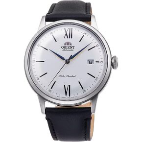 Orient Automatic Watch RA-AC0022S10B, Leather Silver, Strap