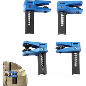 4 PCS Vertical Oil Pipe Clamp, Auto Repair Tools, Auto Steel Line Stopper Kit, Universal for Most Cars (Blue)