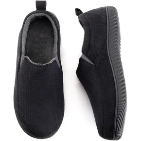 RockDove Men's Breathable Mesh Memory Foam Slipper with Nonslip Sole