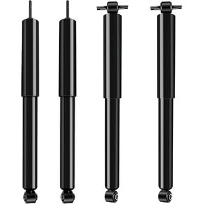 Shocks for Jeep,ECCPP Front Rear Shocks Absorbers Fit for 2007 2008 2009 2010 for Jeep Wrangler 349069 349071 Auto Shocks Sets Gas Shocks Struts Black Shocks Sets Amortiguadores (4 pcs)