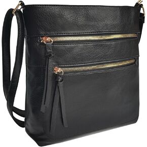 Women's Crossbody Bag Purse with Adjustable Shoulder Strap,Vegan Leather Travel Accessory for Women