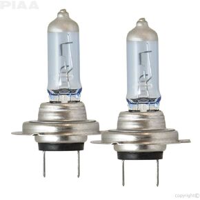 PIAA 23-10107 Xtreme White Hybrid H7 Bulb (3900K - 12V 55W), 2 Pack