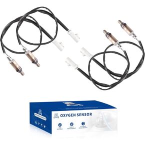 O2 Oxygen Sensor 15717 Upstream and Downstream Compatible with Ford Escape Super Duty Mazda Aerostar Replaces# 15716 15718 15719 ZZC318861 Set of 4