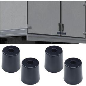 2" Car Bumper Stop Cone, Ramp Door Bumper Guard Pads, Anti-Slip Wear-Resistant Shock-Absorbing Rubber Pads, Car Bumper Replacement Accessories for Cargo Trailer Truck (8PCS)
