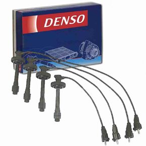 DENSO Spark Plug Wire Set compatible with Toyota Corolla 1.8L L4 1998-1999