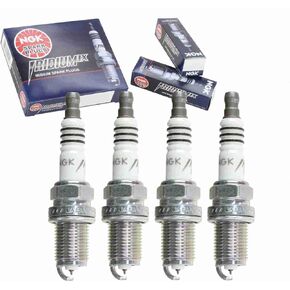 4 pc NGK Iridium IX Spark Plugs compatible with Volkswagen Tiguan 2.0L L4 2009-2017