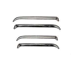 Auto Ventshade [AVS] Ventshade / Window Deflectors | Fits Most 1973 - 1991 GM Full Size Trucks and SUV's, 2 pcs. | Stainless - 12059