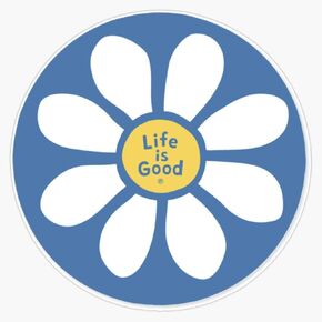 Life is Good Vinyl Decal Bumper Sticker 5"