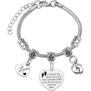 Mxrymvu Memorial Gifts Miscarriage Gift for Mom Memorial Gifts for Loss of Love Bracelet Miscarriage Gifts Pregnancy Loss Gifts Loss of Daughter Sympathy Gifts Miscarriage Memorial Gifts for Women