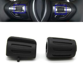 Multifunction M Sport Steering Wheel Control Buttons, Steering Wheel Button Knob Switch Trim Replacement for BMW M Series F10 F11 F30 F31 F34 F01 F02 F07 F06 F12 F25 F15 F16 (Model A Set)