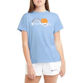 Champion Women'S Classic Tee, Foil Wave