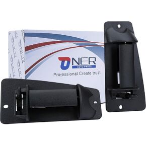 ONER Exterior Rear Left Driver and Right Passgenger Side Extended Cab Door Handle,Fit for 1999-2007 Chevy Silverado GMC Sierra 1500 2500 3500, Replaces# 15758171, 15758172