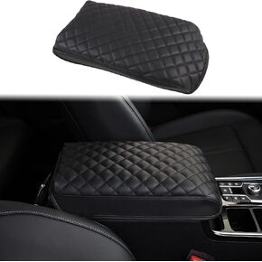 Aunginsy Car Leather Center Console Protector Cover Compatible with Kia Sorento 2021-2025 Center Console Armrest Seat Box Cover Cushion Lid Protector Pad Waterproof Anti-Scratch Interior Accessories