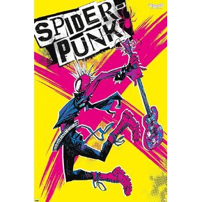 Trends International Marvel Spider-Man: Across The Spider-Verse - Spider-Punk Wall Poster, 34L x 22.4W, Unframed Version