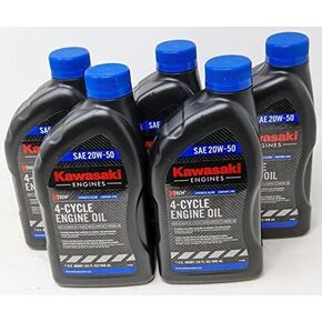 Qty (5) 4 Cycle Motor Oil 20W50 Compatible with Kawasaki 99969-6298