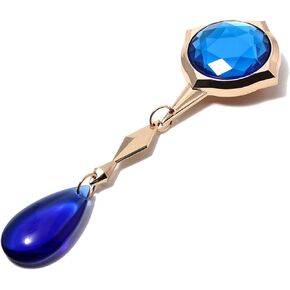Furina Necklace Fontaine Crystal Pendant Focalors Keychain Anime Badge Accessories