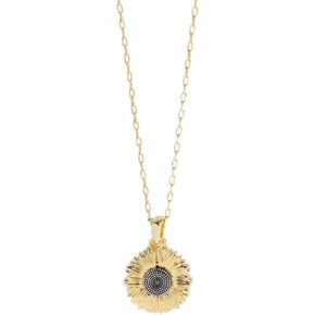 Alex and Ani Sunflower Mantra Necklace