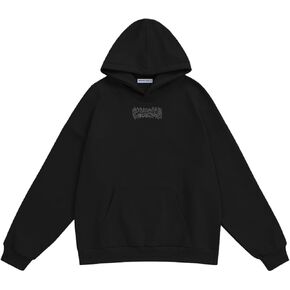 Aelfric Eden Hoodies for Women Oversized Letter Graphic Hoodie Sweatshirts Unisex Y2K Streetwear Fall Long Sleeve Pullover