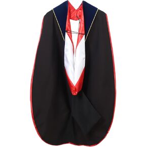 Graduation Deluxe Unisex Doctoral Hood with Gold Piping for University Faculty Academic Regalia